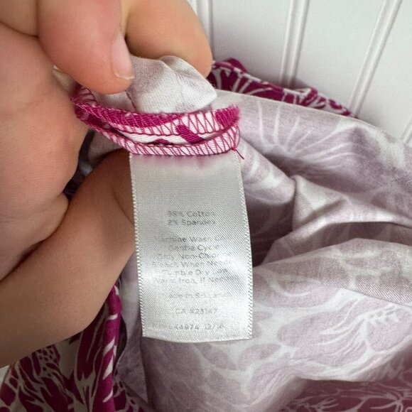 Talbots Pink Floral Scallop Hem Skirt Q22 - Picture 4 of 4